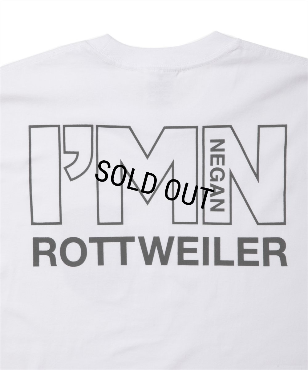 画像5: 【30%OFF】ROTTWEILER/WALKING DOG TEE（WHITE）［プリントT-24秋冬］ (5)