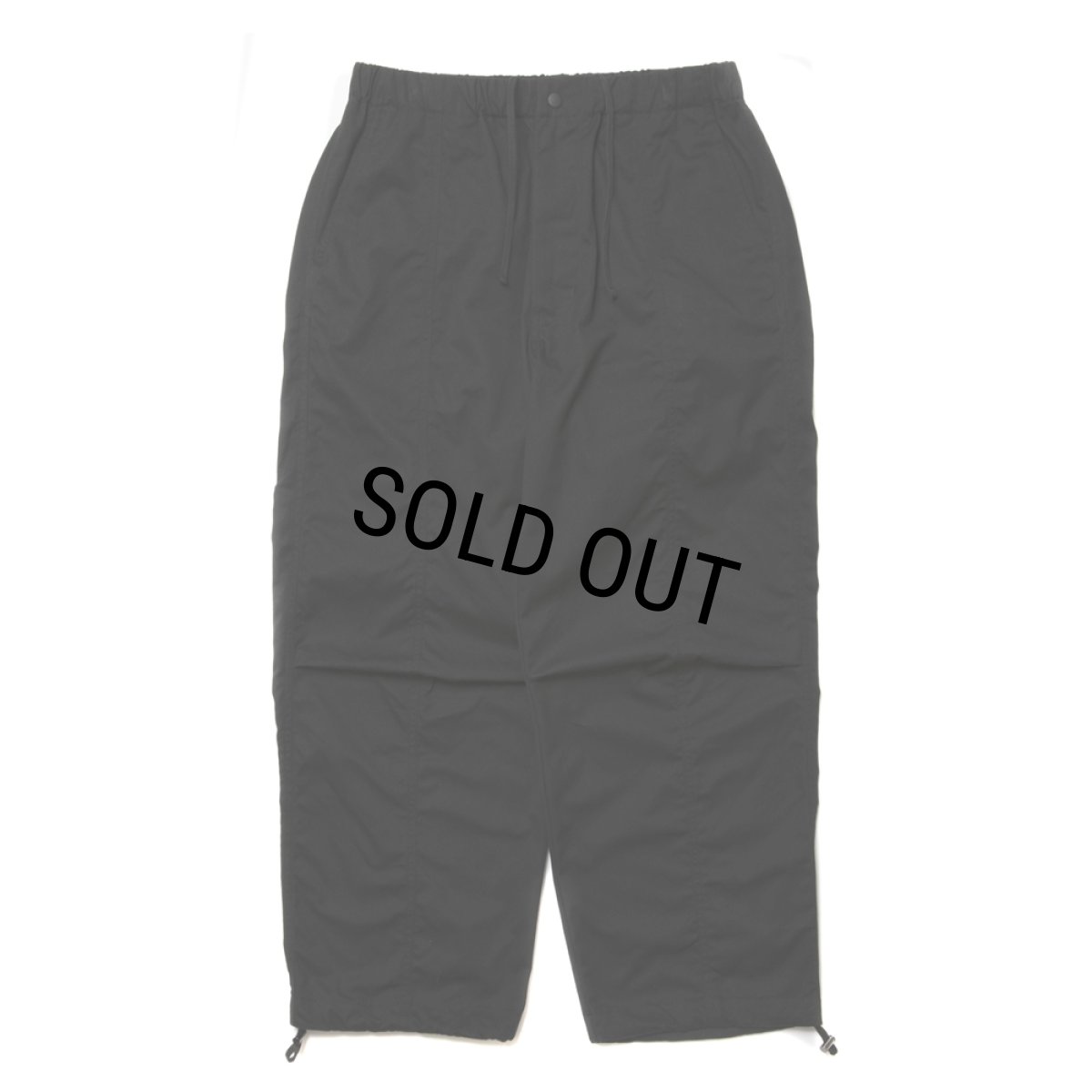 画像1: 【40%OFF】ROTTWEILER/R9 PARACHUTE PANTS（BLACK）［パラシュートパンツ-24秋冬］ (1)