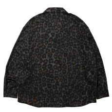 画像2: 【30%OFF】ROTTWEILER/R9 LEOPARD OPENCOLLAR SHIRT（GREEN）［レオパードオープンカラーシャツ-24秋冬］ (2)