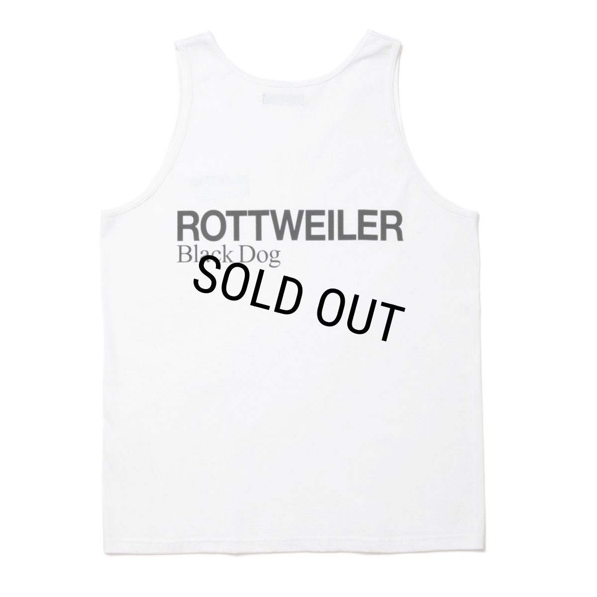 画像2: 【30%OFF】ROTTWEILER/2 LINE TANK TOP（WHITE）［タンクトップ-24春夏］ (2)