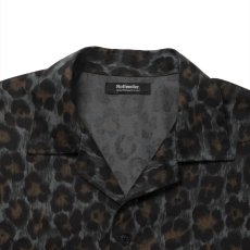 画像3: 【30%OFF】ROTTWEILER/R9 LEOPARD OPENCOLLAR SHIRT（GREEN）［レオパードオープンカラーシャツ-24秋冬］ (3)