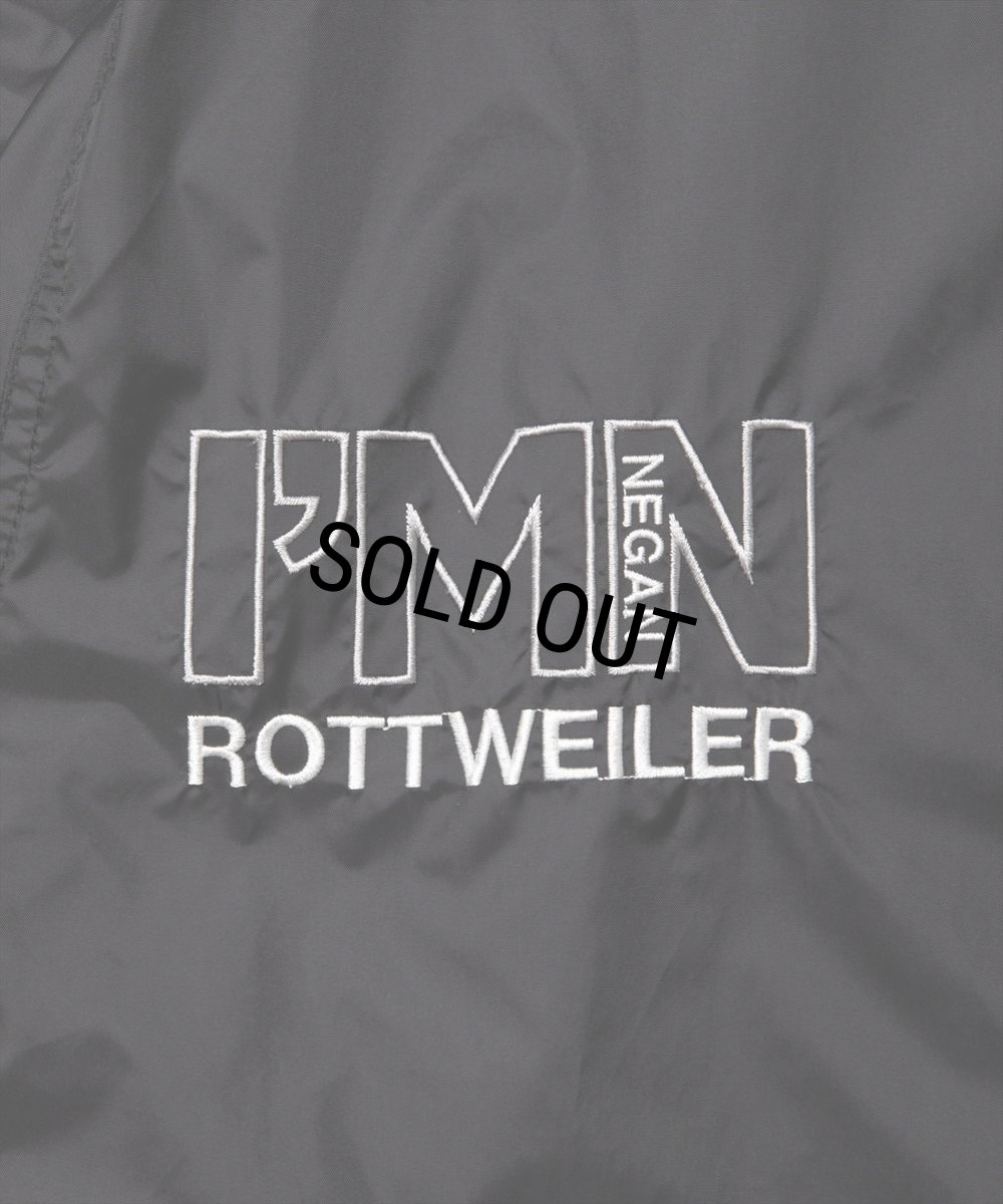 画像4: 【40%OFF】ROTTWEILER/WALKING DOG COACH JACKET（BLACK）［ボアコーチJKT-24秋冬］ (4)