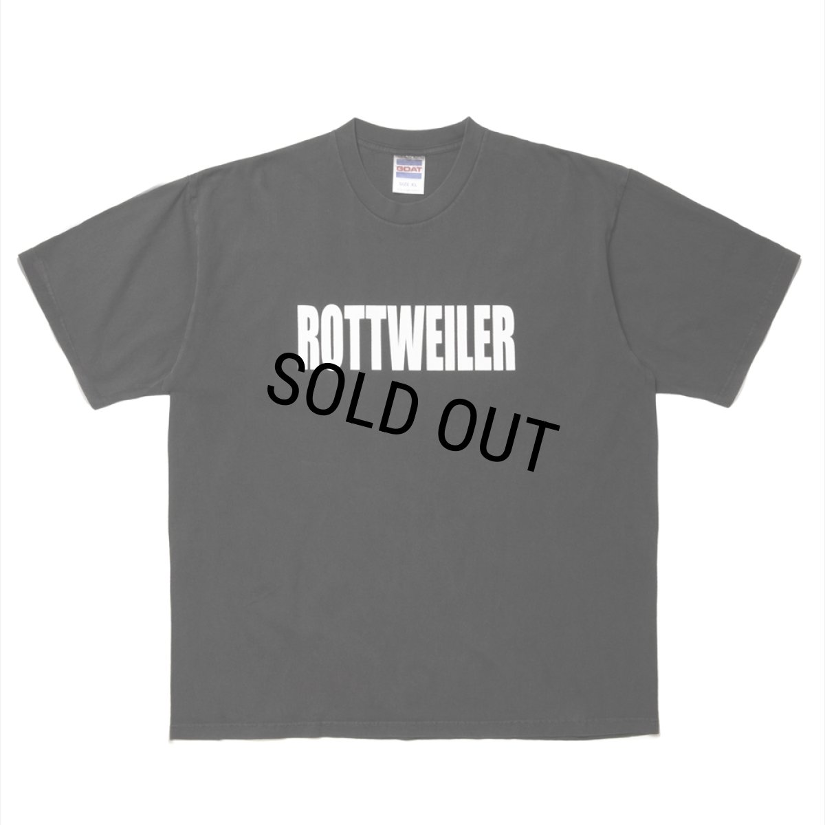 画像1: ROTTWEILER/RW LOGO TEE（CHARCOAL）［プリントT-24秋冬］ (1)