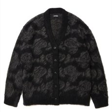 画像1: ROTTWEILER/R9 MOHAIR CARDIGAN（BLACK）［モヘアカーディガン-24秋冬］ (1)