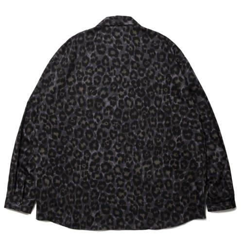 他の写真2: 【30%OFF】ROTTWEILER/R9 LEOPARD OPENCOLLAR SHIRT（YELLOW）［レオパードオープンカラーシャツ-24秋冬］