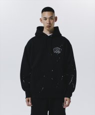 画像5: 【30%OFF】ROTTWEILER/RW PAINTED PARKA（BLACK）［ペイント加工パーカー-24秋冬］ (5)