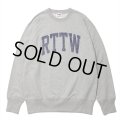ROTTWEILER/RTTW SWEATER（GRAY）［クルーネックスウェット-24秋冬］