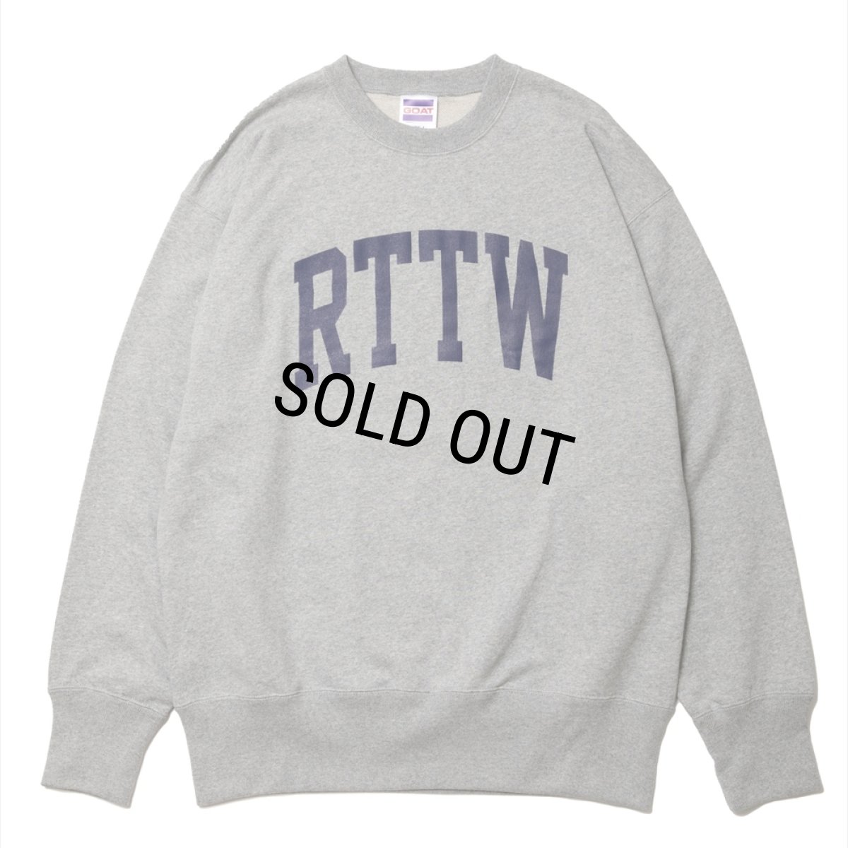 画像1: ROTTWEILER/RTTW SWEATER（GRAY）［クルーネックスウェット-24秋冬］ (1)
