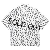 WACKO MARIA/LEOPARD HAWAIIAN SHIRT（WHITE）［レオパードハワイアンシャツ-24春夏］