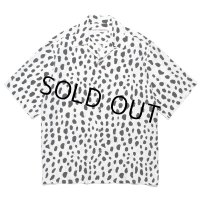 WACKO MARIA/LEOPARD HAWAIIAN SHIRT（WHITE）［レオパードハワイアンシャツ-24春夏］