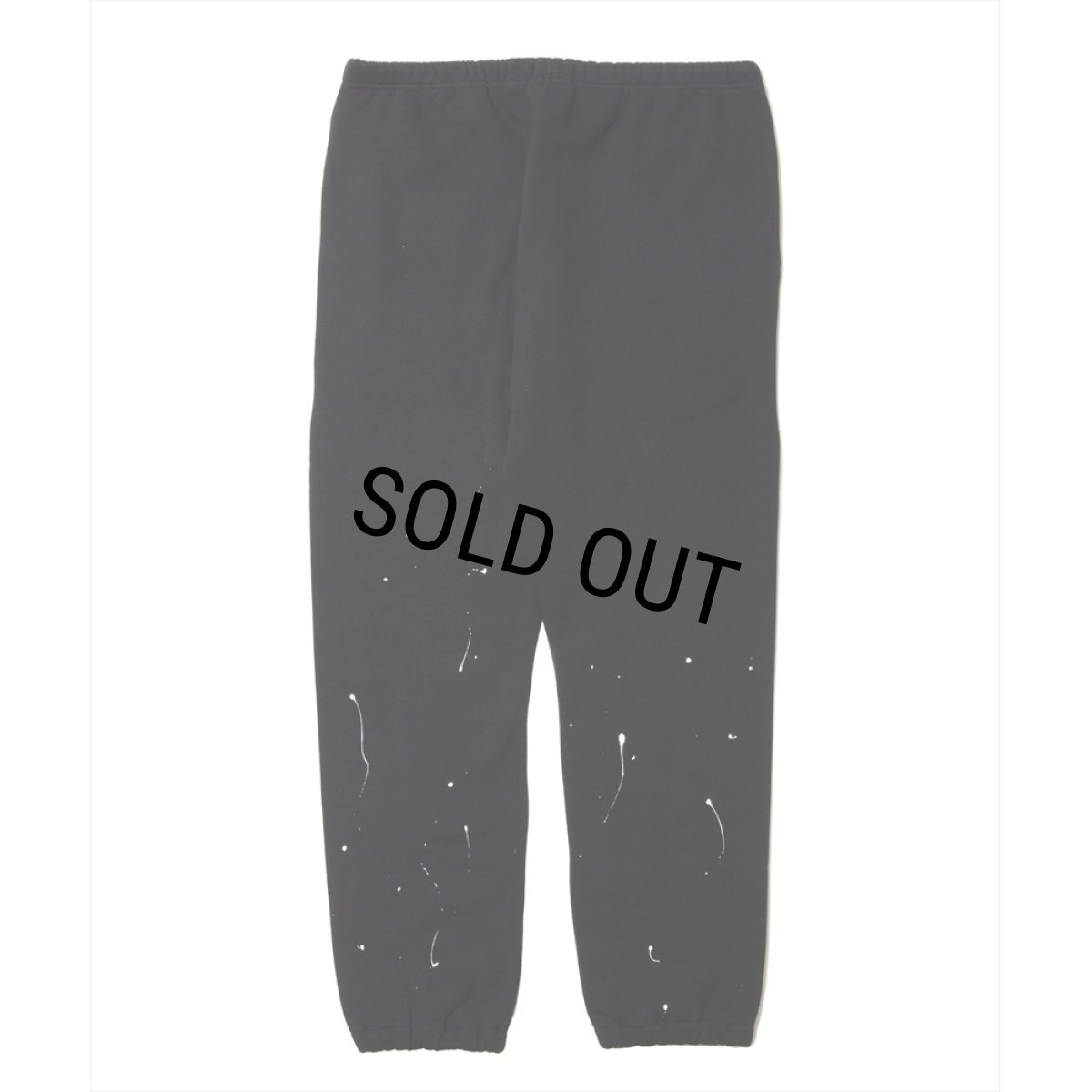 画像2: 【30%OFF】ROTTWEILER/RW PAINTED SWEAT PANTS（BLACK）［ペイント加工スウェットパンツ-24秋冬］ (2)
