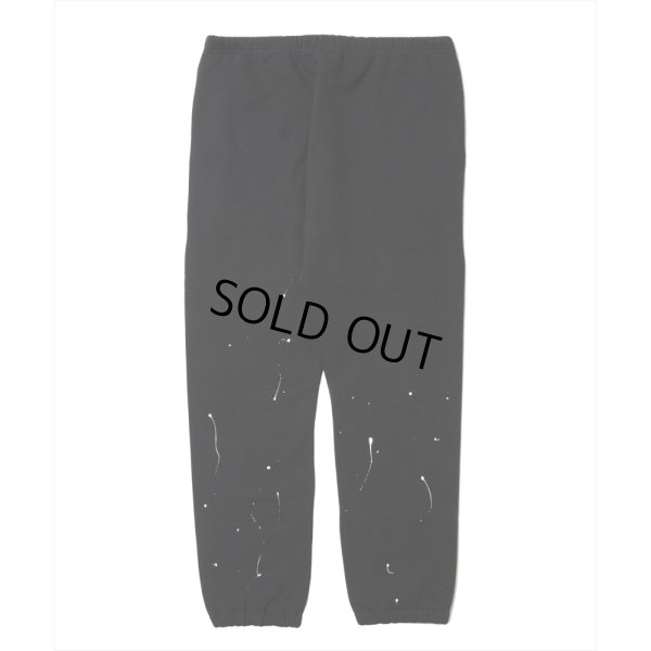 画像2: 【30%OFF】ROTTWEILER/RW PAINTED SWEAT PANTS（BLACK）［ペイント加工スウェットパンツ-24秋冬］
