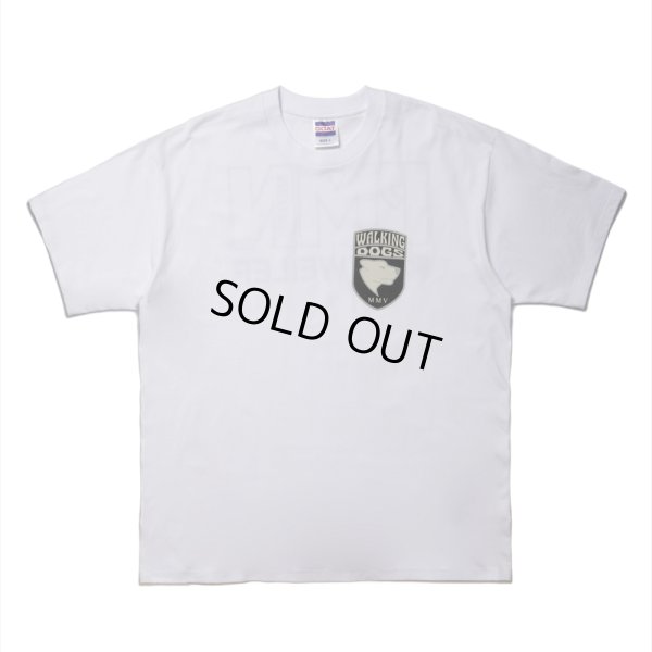 画像1: 【30%OFF】ROTTWEILER/WALKING DOG TEE（WHITE）［プリントT-24秋冬］