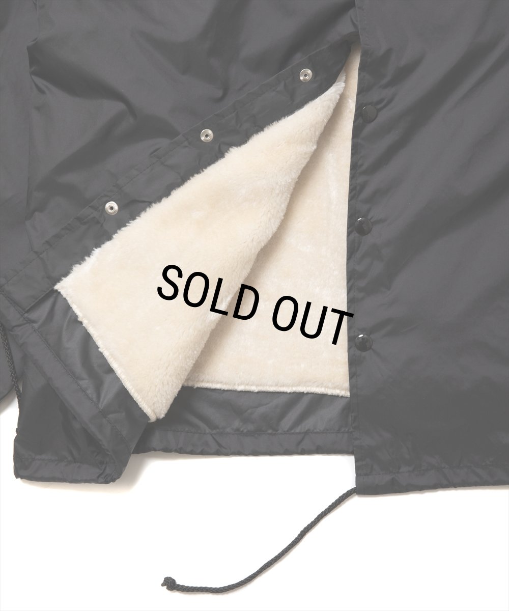 画像6: 【40%OFF】ROTTWEILER/WALKING DOG COACH JACKET（BLACK）［ボアコーチJKT-24秋冬］ (6)