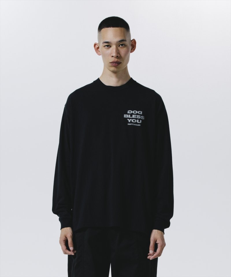 画像2: 【30%OFF】ROTTWEILER/D.B LS TEE（BLACK）［プリント長袖T-24秋冬］