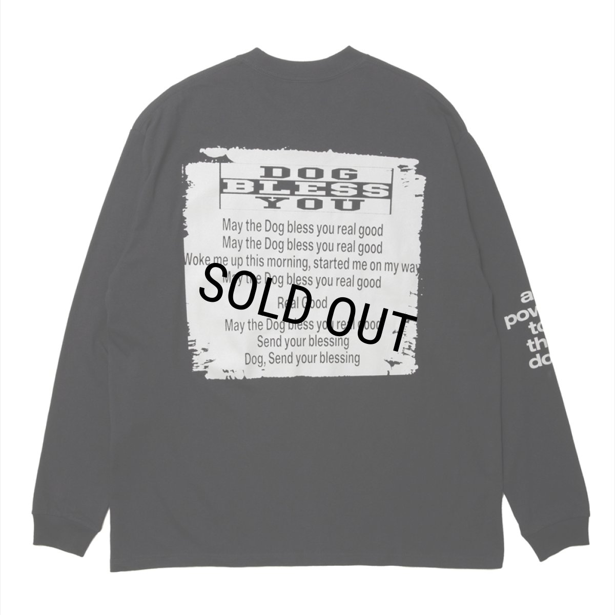 画像2: 【30%OFF】ROTTWEILER/GRAFFITI LS TEE（BLACK）［プリント長袖T-24秋冬］ (2)