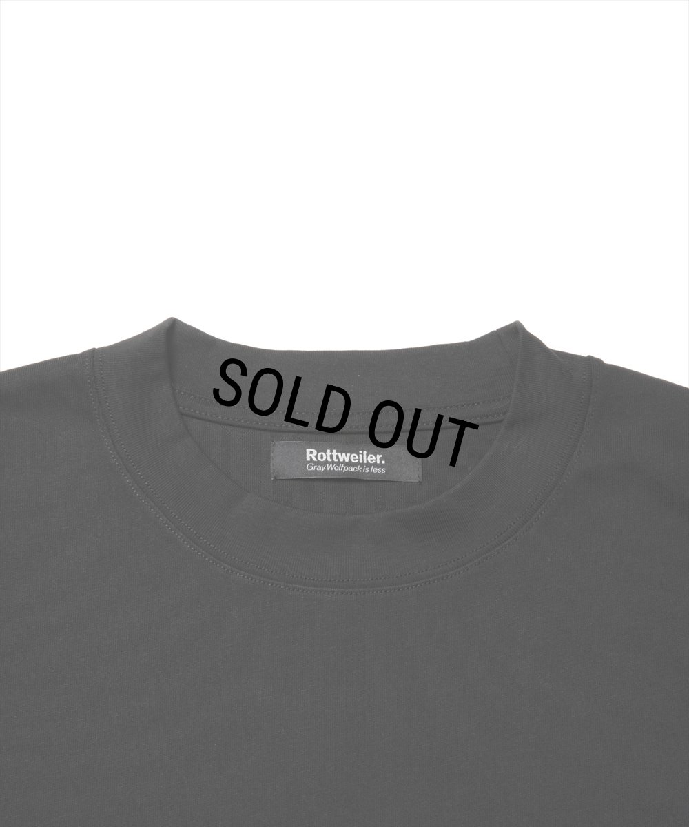 画像3: 【30%OFF】ROTTWEILER/R9 CROSS LS TEE（BLACK）［オリジナル長袖T-24秋冬］ (3)