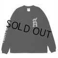 ROTTWEILER/DOG LOGO LS TEE（BLACK）［プリント長袖T-24秋冬］