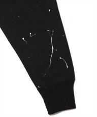 画像4: 【30%OFF】ROTTWEILER/RW PAINTED PARKA（BLACK）［ペイント加工パーカー-24秋冬］ (4)