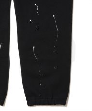 画像4: 【30%OFF】ROTTWEILER/RW PAINTED SWEAT PANTS（BLACK）［ペイント加工スウェットパンツ-24秋冬］ (4)