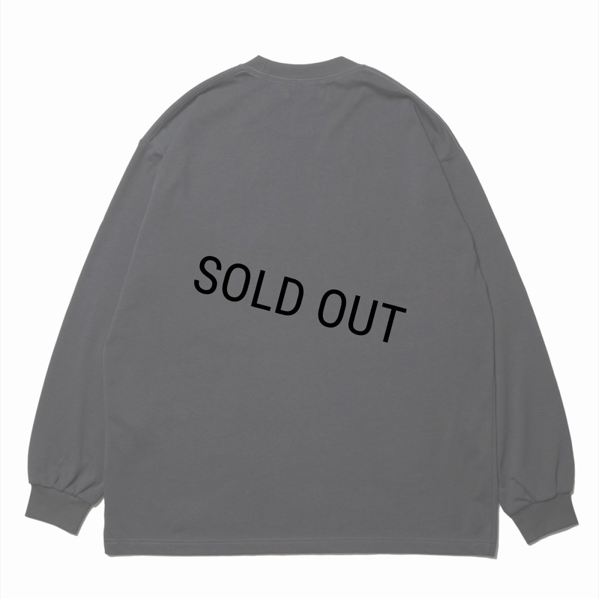 画像2: 【30%OFF】ROTTWEILER/R9 LS TEE（CHARCOAL）［オリジナル長袖T-24秋冬］ (2)