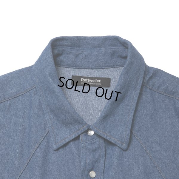 画像3: ROTTWEILER/R9 DENIM SHIRT（INDIGO）［デニムシャツ-24秋冬］