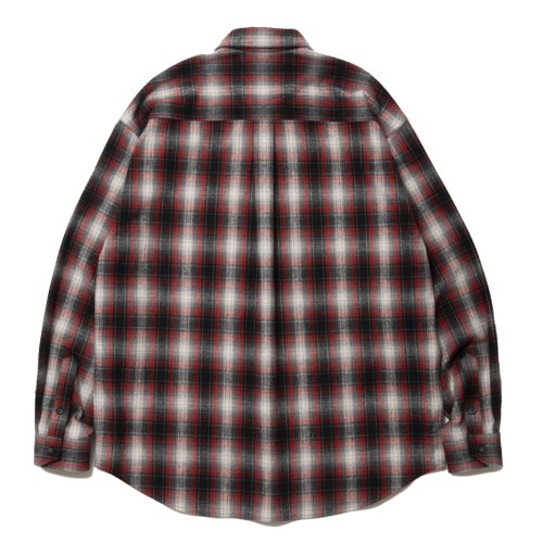他の写真2: 【30%OFF】ROTTWEILER/R9 NEL CHECK SHIRT（RED）［ネルチェックシャツ-24秋冬］