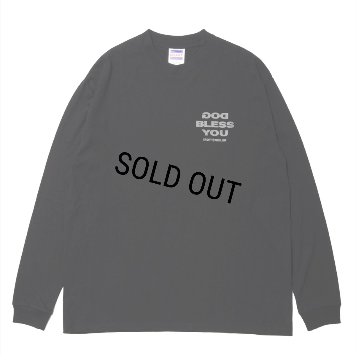 画像1: 【30%OFF】ROTTWEILER/D.B LS TEE（BLACK）［プリント長袖T-24秋冬］ (1)