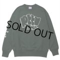 ROTTWEILER/GRAFFITI SWEATER（GREEN）［クルーネックスウェット-24秋冬］