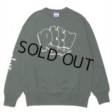ROTTWEILER/GRAFFITI SWEATER（GREEN）［クルーネックスウェット-24秋冬］