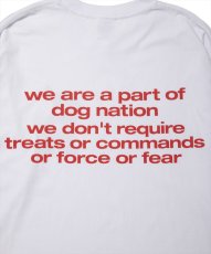 画像6: ROTTWEILER/DOG LOGO LS TEE（WHITE）［プリント長袖T-24秋冬］ (6)