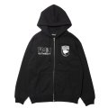 【30%OFF】ROTTWEILER/WALKING DOG ZIP PARKA（BLACK）［ジップパーカー-24秋冬］