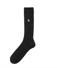 画像2: 【30%OFF】ROTTWEILER/R9 PURPLES SOX（BLACK）［ソックス-24秋冬］ (2)
