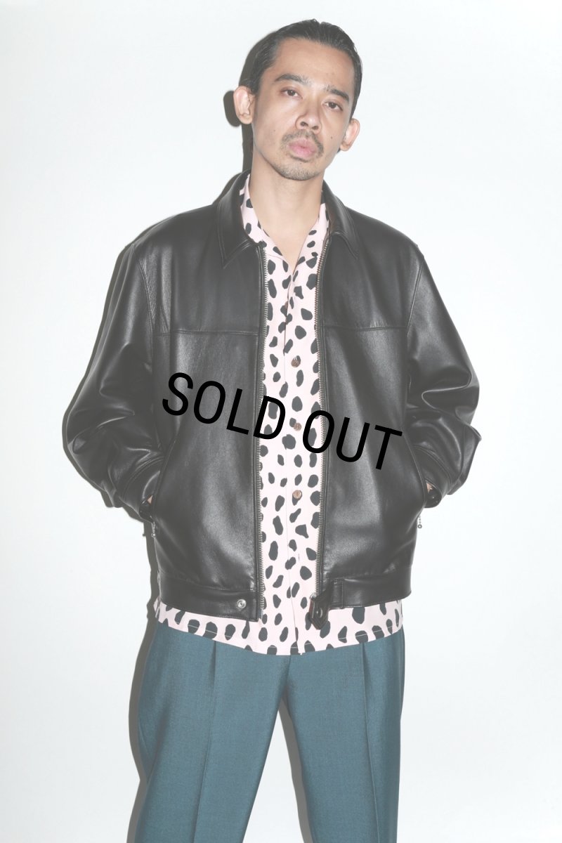 画像2: WACKO MARIA/LEOPARD HAWAIIAN SHIRT（PINK）［レオパードハワイアンシャツ-24春夏］ (2)