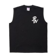 画像1: ROTTWEILER/R.W NO SLEEVE TEE（BLACK） 【30%OFF】［ノースリーブT-24春夏］ (1)
