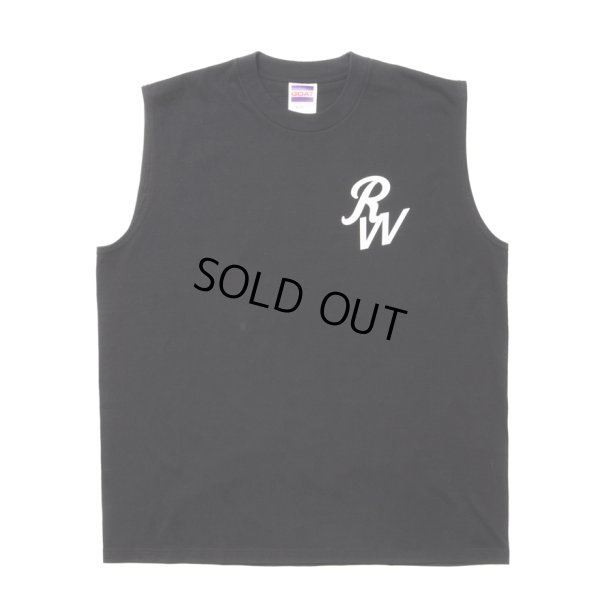 画像1: ROTTWEILER/R.W NO SLEEVE TEE（BLACK） 【30%OFF】［ノースリーブT-24春夏］