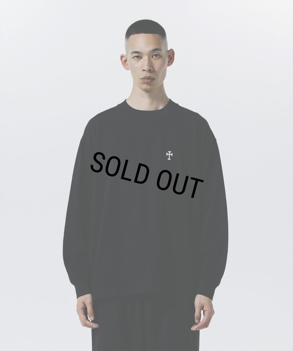 画像6: 【30%OFF】ROTTWEILER/R9 CROSS LS TEE（BLACK）［オリジナル長袖T-24秋冬］ (6)