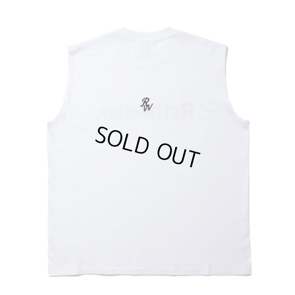 画像2: ROTTWEILER/CLASSIC NO SLEEVE TEE（WHITE）［ノースリーブT-24春夏］