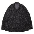 画像1: 【30%OFF】ROTTWEILER/R9 LEOPARD OPENCOLLAR SHIRT（YELLOW）［レオパードオープンカラーシャツ-24秋冬］ (1)