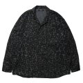 【30%OFF】ROTTWEILER/R9 LEOPARD OPENCOLLAR SHIRT（GREEN）［レオパードオープンカラーシャツ-24秋冬］