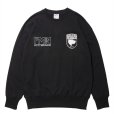 画像1: 【30%OFF】ROTTWEILER/WALKING DOG SWEATER（BLACK）［クルーネックスウェット-24秋冬］ (1)
