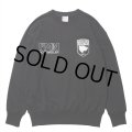 【30%OFF】ROTTWEILER/WALKING DOG SWEATER（BLACK）［クルーネックスウェット-24秋冬］
