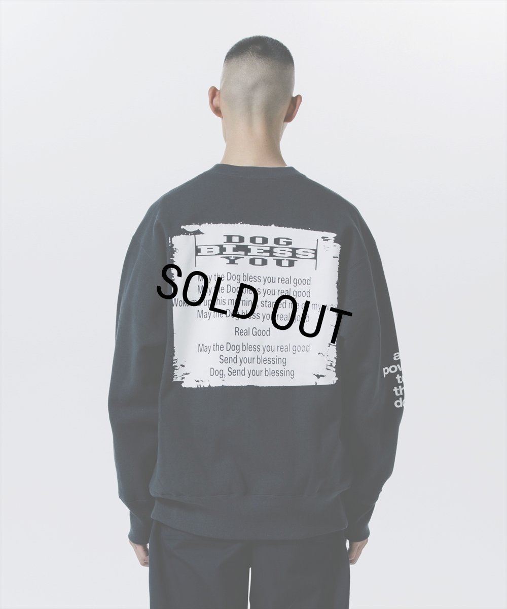 画像8: 【30%OFF】ROTTWEILER/GRAFFITI SWEATER（CHARCOAL）［クルーネックスウェット-24秋冬］ (8)