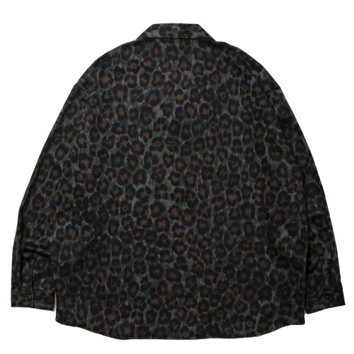 他の写真2: 【30%OFF】ROTTWEILER/R9 LEOPARD OPENCOLLAR SHIRT（GREEN）［レオパードオープンカラーシャツ-24秋冬］