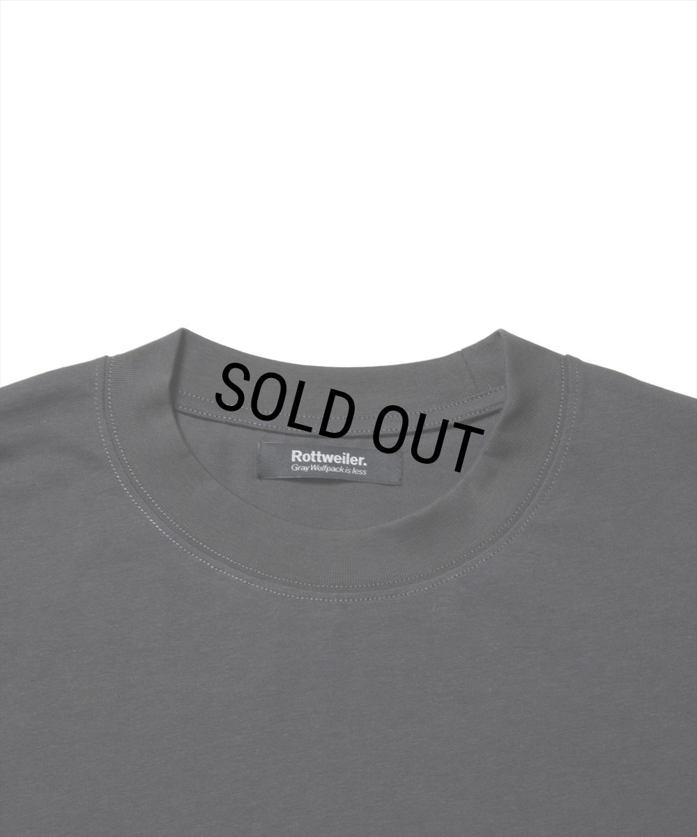 画像3: 【30%OFF】ROTTWEILER/R9 LS TEE（CHARCOAL）［オリジナル長袖T-24秋冬］ (3)