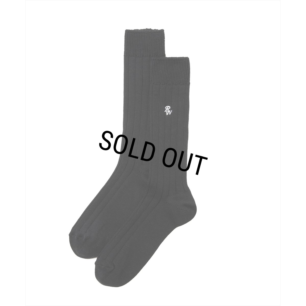 画像1: 【30%OFF】ROTTWEILER/R9 PURPLES SOX（BLACK）［ソックス-24秋冬］ (1)