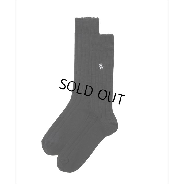画像1: 【30%OFF】ROTTWEILER/R9 PURPLES SOX（BLACK）［ソックス-24秋冬］