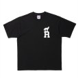 画像1: 【30%OFF】ROTTWEILER/DOG LOGO TEE（BLACK）［プリントT-24秋冬］ (1)