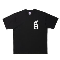 画像1: 【30%OFF】ROTTWEILER/DOG LOGO TEE（BLACK）［プリントT-24秋冬］ (1)