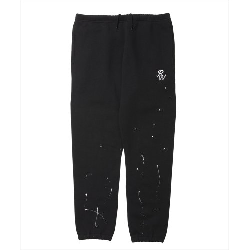他の写真1: 【30%OFF】ROTTWEILER/RW PAINTED SWEAT PANTS（BLACK）［ペイント加工スウェットパンツ-24秋冬］